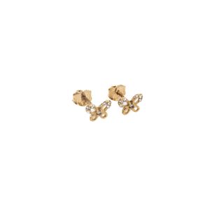 ARETES ORTOPÉDICO MARIPOSA CON ZIRCONES