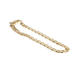 PULSERA TEJIDO ANCLA 18K