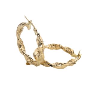 ARETES TOPOS LARGOS 18K