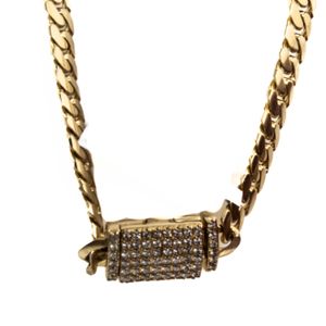 CADENA 18K - P. FINA - 0,30 CT APROX