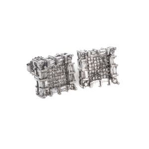 ARETES 14K - O. BLANCO - P. FINA