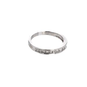 ANILLO 18K - O. BLANCO - C. PRINCESA
