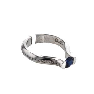 ANILLO COMPROMISO ZIRCONES 18K