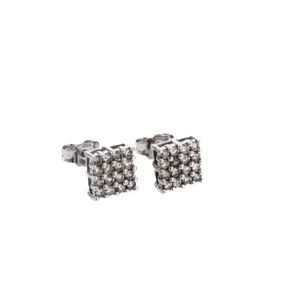 ARETES 14K - O. BLANCO - P. FINA - 0,32 CT APROX