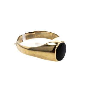 ANILLO PIEDRA NEGRA 18K