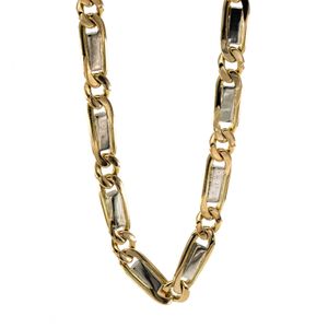 CADENA TEJIDO ANCLA 18K