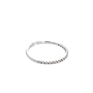 ANILLO 18K - O. BLANCO - P. FINA - 0,09 CT APROX