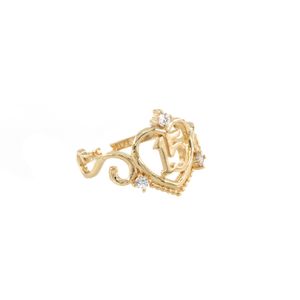 ANILLO 15 AÑOS 18K