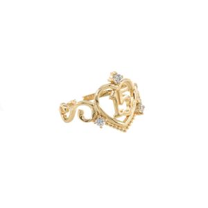ANILLO 15 AÑOS 18K