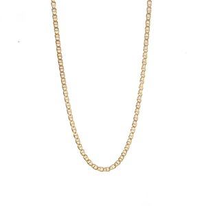 CADENA TEJIDO ANCLA 18K
