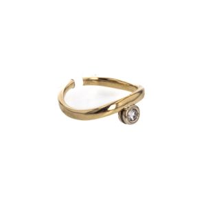 ANILLO 18K - P. FINA - 0,10 CT APROX