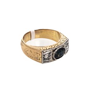 ANILLO 18K - ZAFIRO - P. FINA