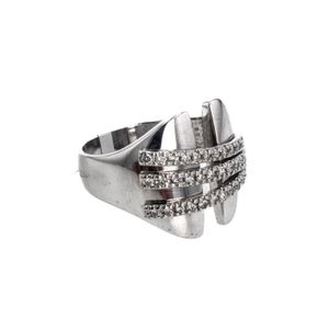 ANILLO 18K - P. FINA - O. BLANCO - 0,18 CT APROX