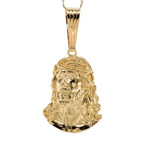 DIJE CRISTO ALTO RELIEVE 18K