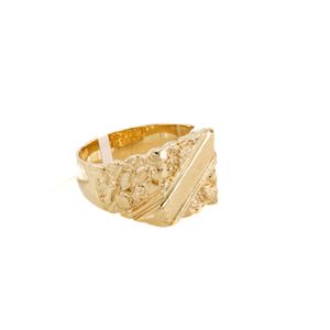 ANILLO PLACA SATINADO 18K