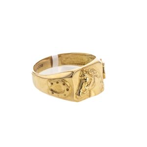 ANILLO CABALLO 18K