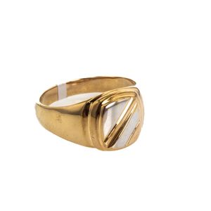 ANILLO 2 COLORES 18K