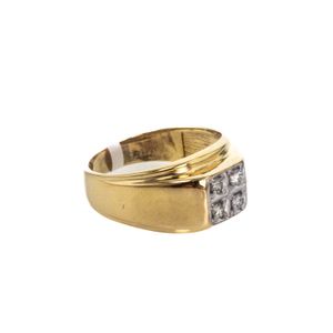 ANILLO 18K - P. FINA - 0.04 CT APROX