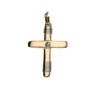 DIJE CRUZ 18K - P. FINA