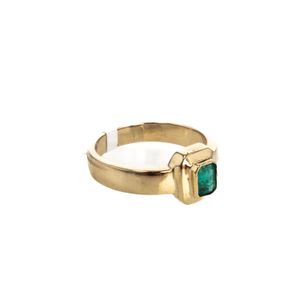 ANILLO 18K - ESMERALDA