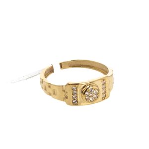ANILLO CON ZIRCONES 18K