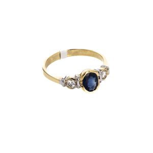ANILLO 18K - P. FINA - 0,20 CT APROX