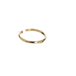ANILLO CON ZIRCONES 18K