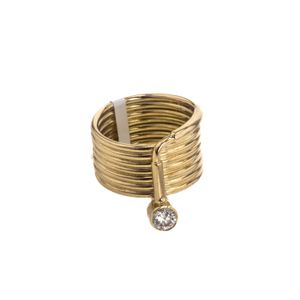 ANILLO 18K - P. FINA - 0,20 CT APROX