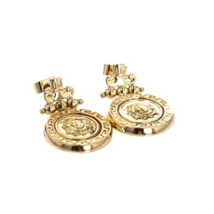 ARETES TOPOS DIOSA 18K