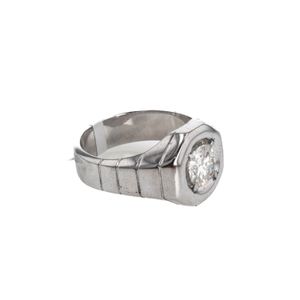 ANILLO 18K - O. BLANCO - P. FINA - 1,5 CT APROX