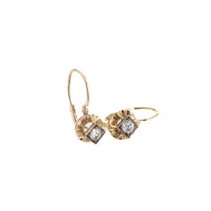 ARETES 18K - P. FINA