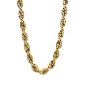 CADENA TEJIDO CORDON 18K