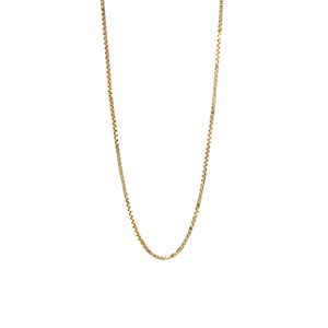 CADENA TEJIDO CAJA 18K