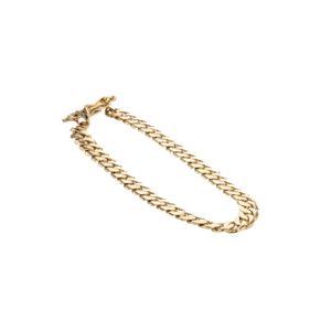 PULSERA TEJIDO CUBANA 18K