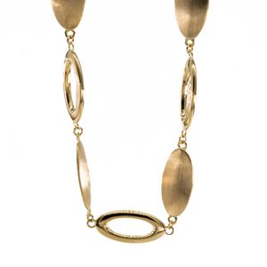 CADENA SATINADA 18K