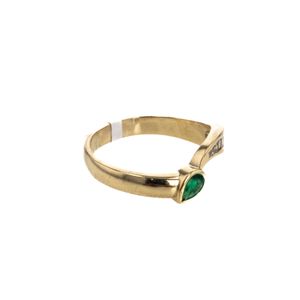 ANILLO 18K - P. FINA - ESMERALDA