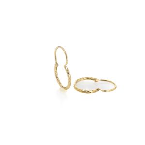 ARETES CANDONGAS 18K