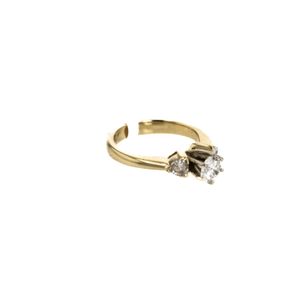 ANILLO 14K - P. FINA - 0,50 CT APROX