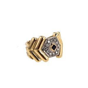 ANILLO 18K P. FINA - 0,06 CT