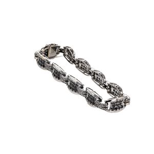 PULSERA 18K O. BLANCO - P. FINA - 0,30 CT APROX