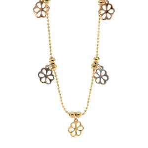 CADENA BOLITAS CON DIJES 18K
