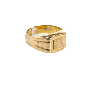 ANILLO PLACA 18K
