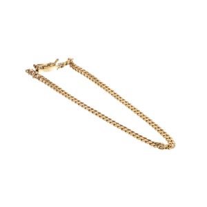 PULSERA TEJIDO CUBANA 18K