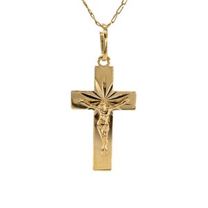 DIJE CRUCIFIJO 18K