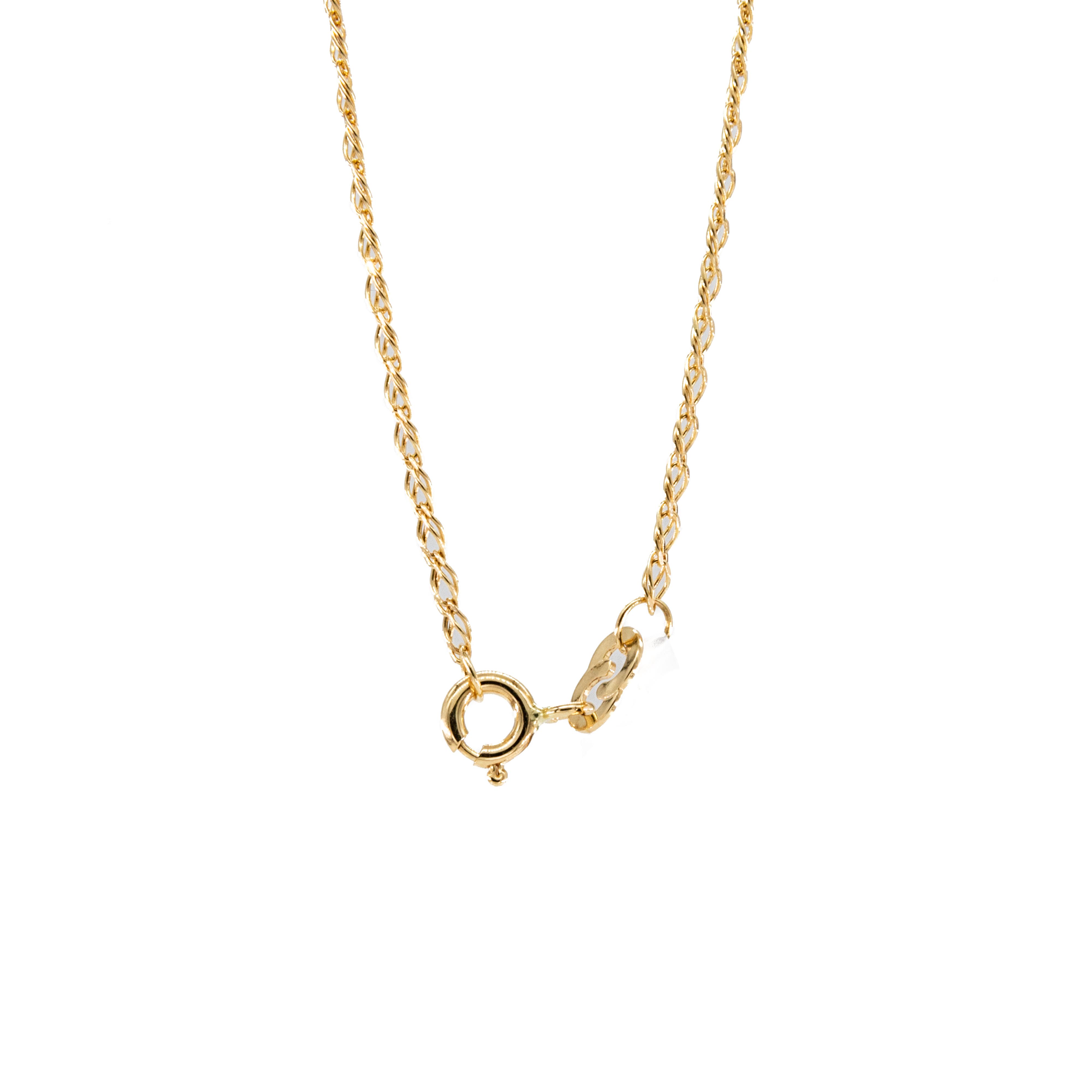 Cadena De Seguridad Oro 18k Forzada - 5cm, Cierre Reasa, Unisex, Con Estuche Regalo