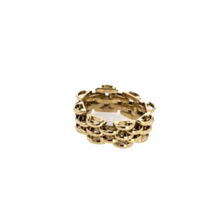 ANILLO ESLABONES 18K