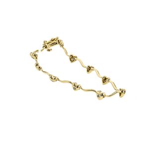 PULSERA 18K P. FINA 0,10 CT APROX,