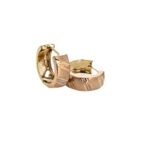 ARETES ARGOLLAS 2 COLORES 18K