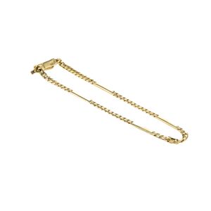PULSERA CUBANA CON PLACAS 18K
