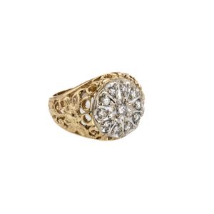 ANILLO 10K P. FINA 0,25 CT APROX.